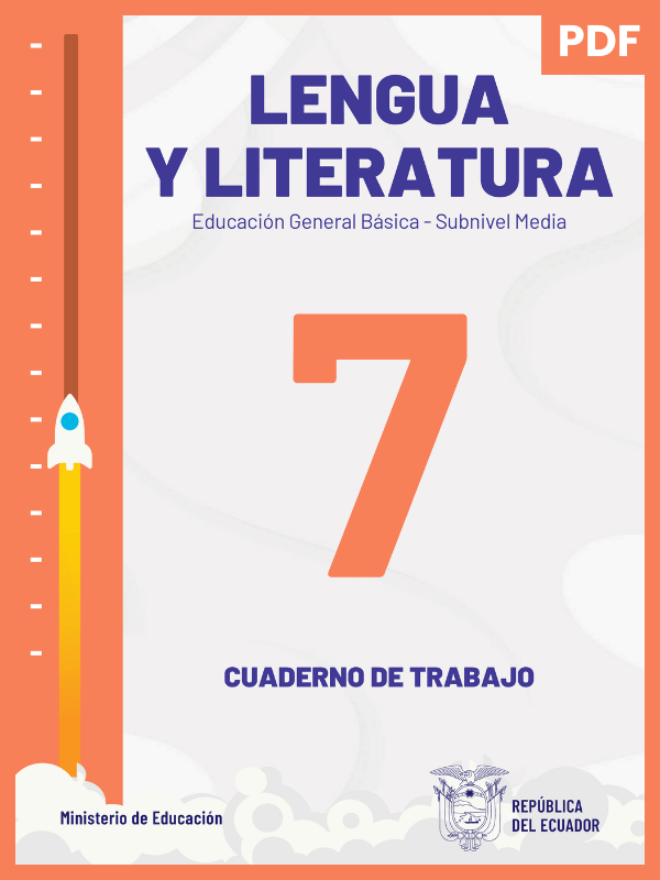 descargar el cuaderno de trabajo de lengua y literatura para séptimo grado de EGB en pdf