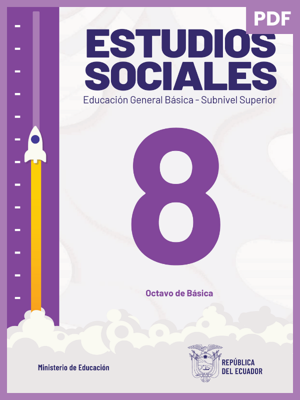 descargar libro de estudios sociales octavo grado de EGB en pdf