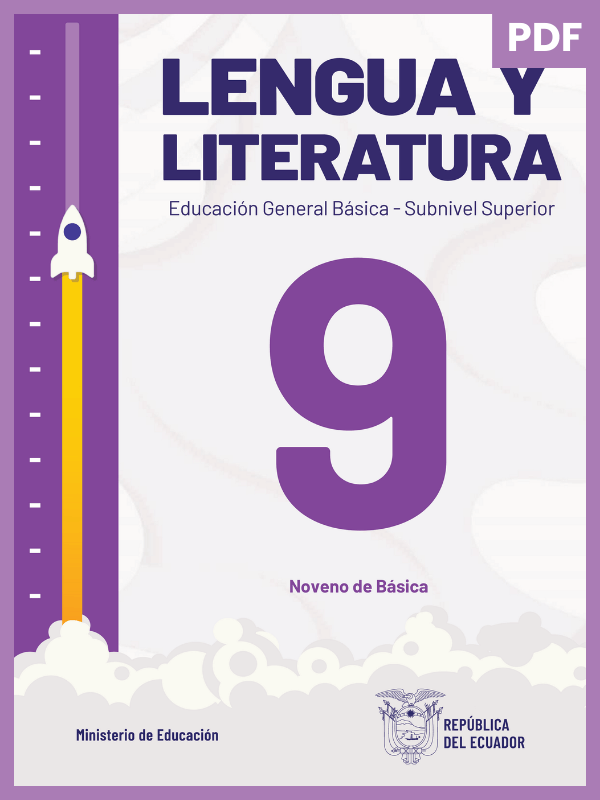 descargar libro de lengua y literatura uno noveno grado de EGB en pdf
