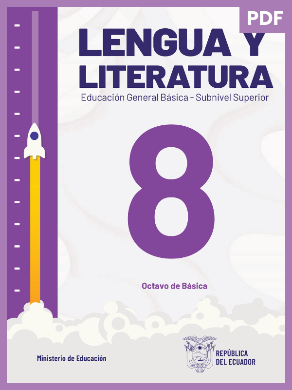 descargar libro de lengua y literatura uno octavo grado de EGB en pdf