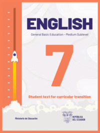 libro de inglés séptimo grado de Educación General Básica del Ministerio de Educación del Ecuador