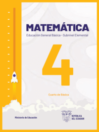 matemáticas cuarto grado de Educación General Básica EGB del Ministerio de Educación del Ecuador