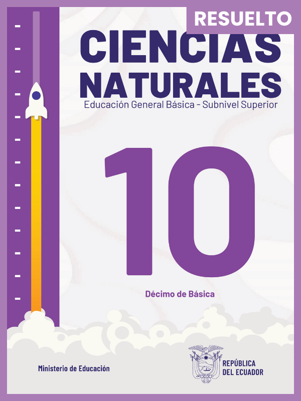 libro resuelto de ciencias naturales décimo grado de Educación General Básica EGB 2025