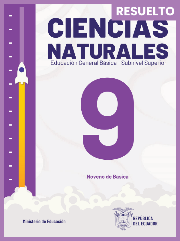 libro resuelto de ciencias naturales noveno grado de Educación General Básica EGB 2025