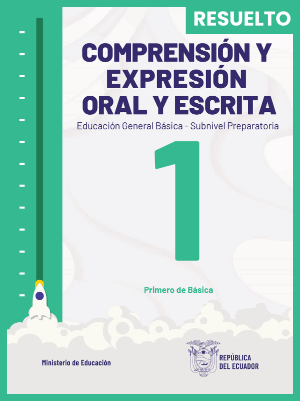 libro resuelto comprensión y expresión oral y escrita primer grado de básica