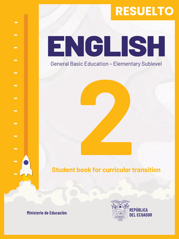libro resuelto de inglés segundo grado de Educación General Básica EGB