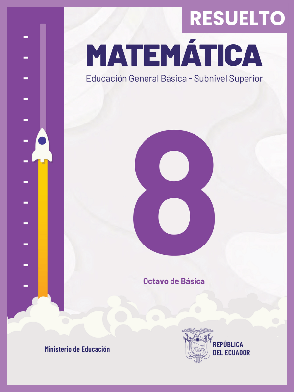 libro resuelto de matemáticas octavo grado de Educación General Básica EGB