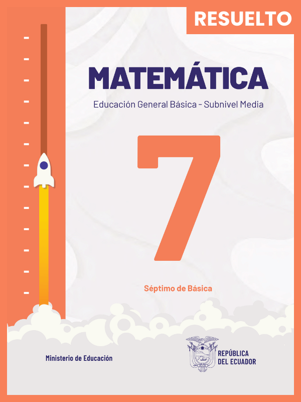 libro resuelto de matemáticas septimo grado de Educación General Básica EGB