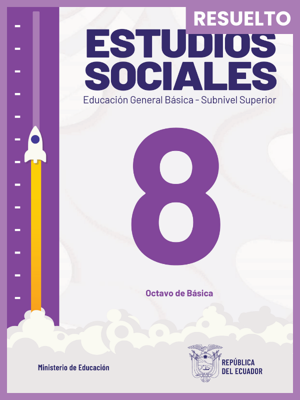 libro resuelto de estudios sociales octavo grado de Educación General Básica EGB