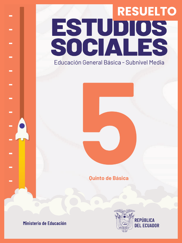 libro resuelto de estudios sociales quinto grado de Educación General Básica EGB