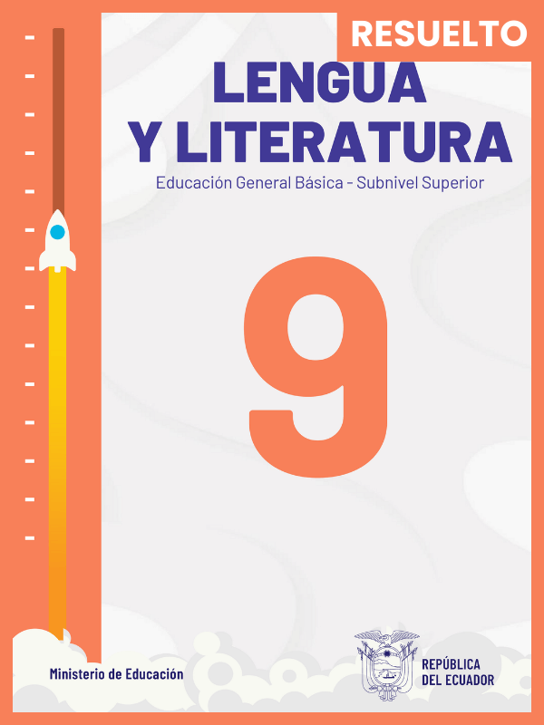 libro resuelto de lengua y literatura dos noveno grado de Educación General Básica EGB
