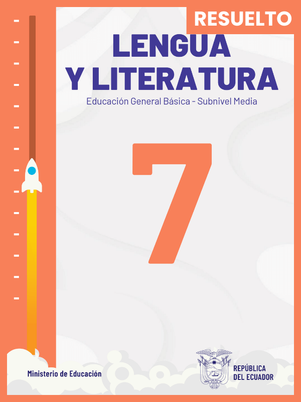 libro resuelto de lengua y literatura séptimo grado de Educación General Básica EGB