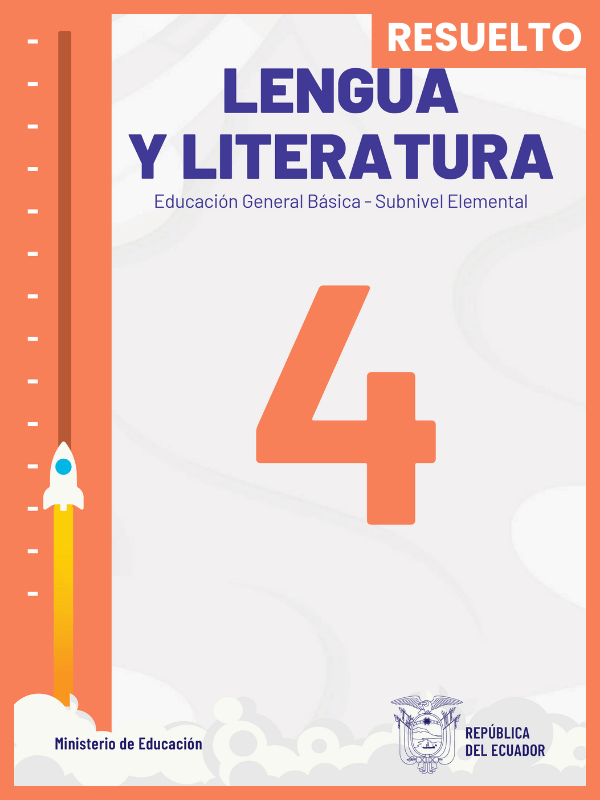 libro resuelto lengua y literatura uno cuarto grado de Educación General Básica EGB