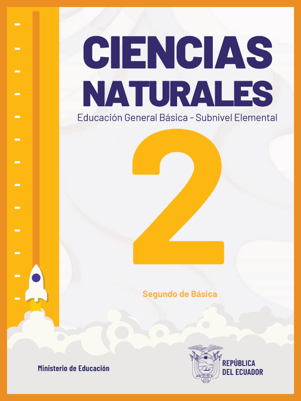 portada del libro ciencias naturales segundo grado de Educación General Básica EGB