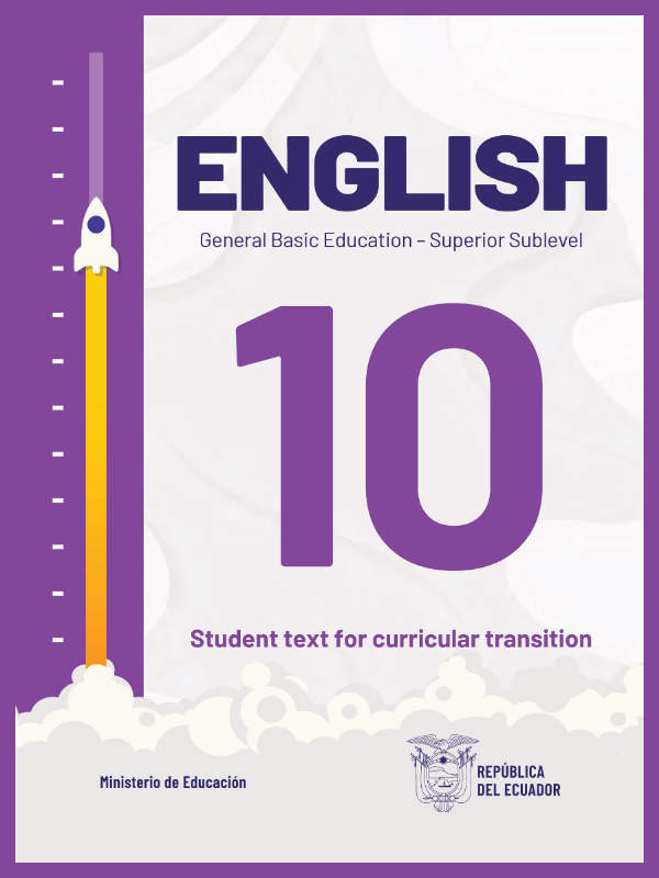 portada del libro de inglés para décimo grado de Educación General Básica EGB