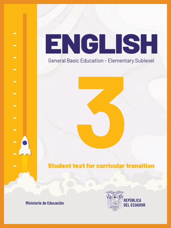 portada del libro de inglés tercer grado de Educación General Básica EGB