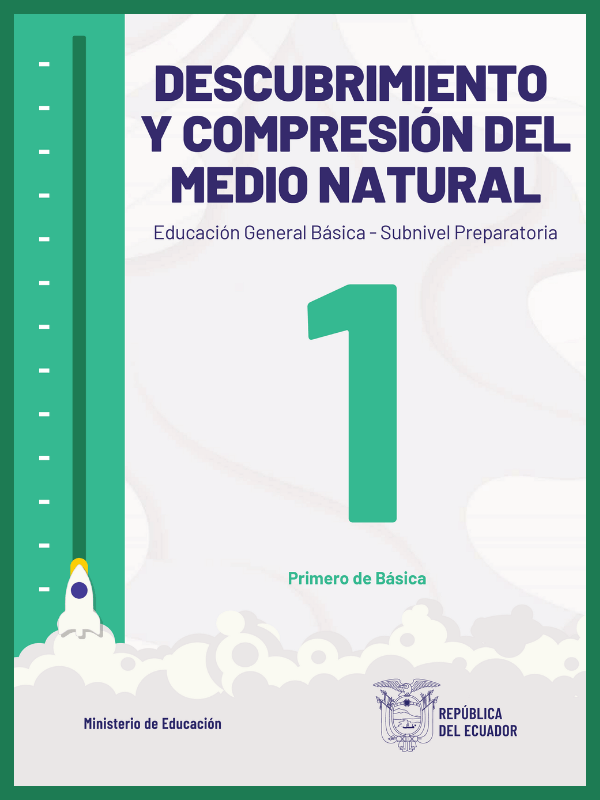 portada del libro descubrimiento y comprensión del medio natural primer grado de Educación General Básica EGB
