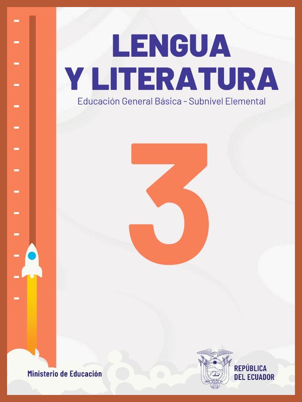 portada del libro lengua y literatura uno tercer grado de Educación General Básica EGB